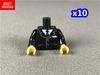 10pcs MOC Bricks Suit Chef doctor Body Part Torso Building Blocks Accessories Assembles Particles Toys Gifts