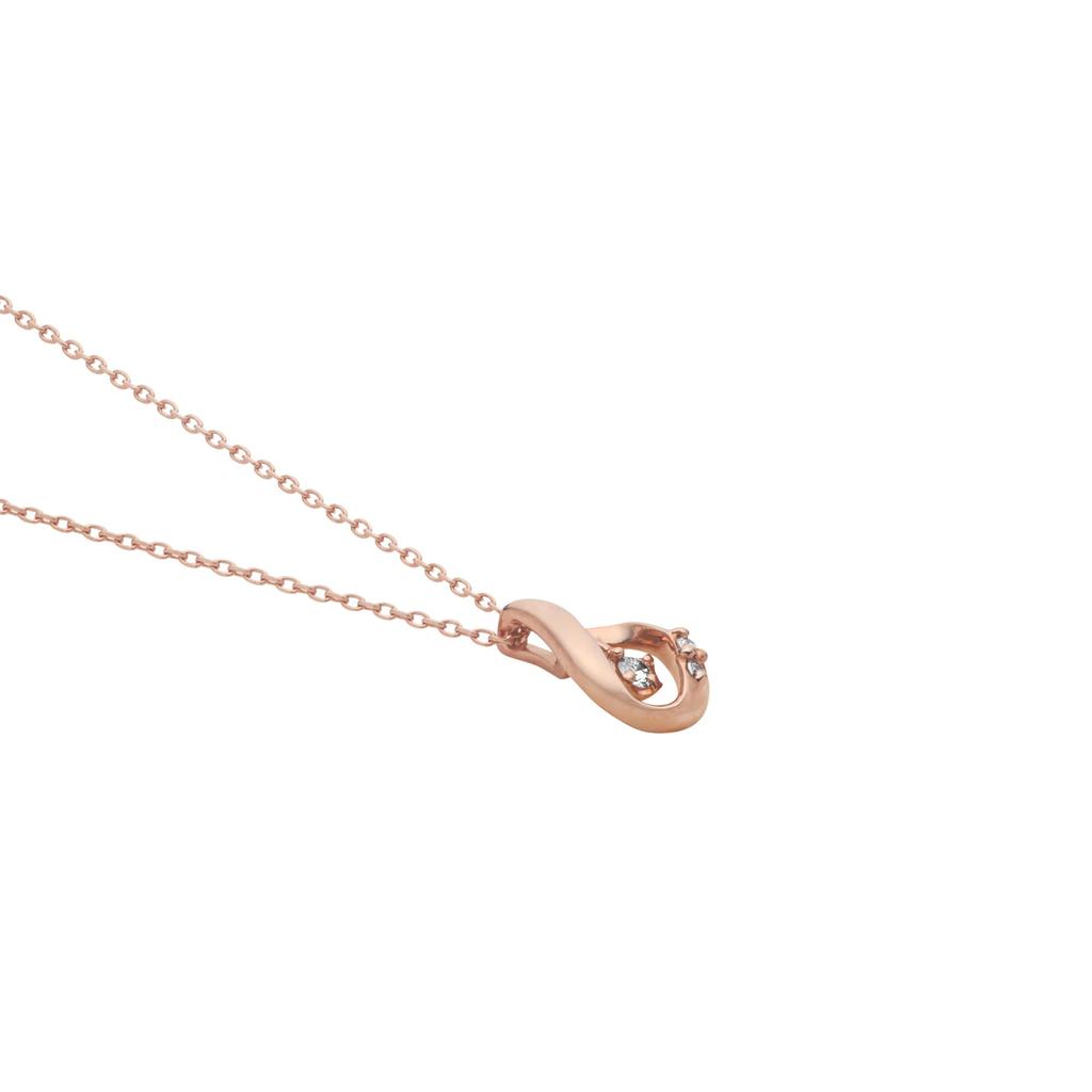 Vendome Aoyama Necklace K18 Pink Gold Diamond Drop AGAN619440DI [Official]