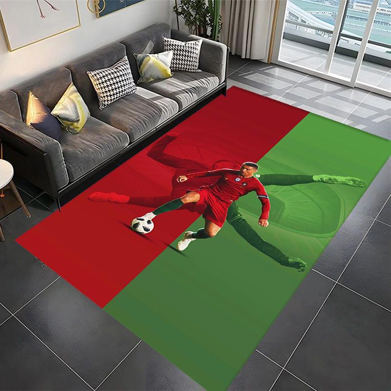Dynamic Soccer Action carpet printing Doormat Bathroom mat Office chair cushion Art