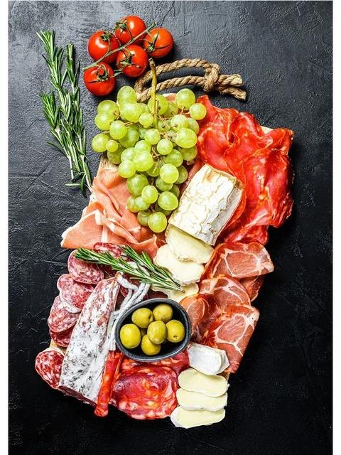Wall Art HD Printed Food Kitchen Blackboard Pictures Canvas Classic Home Room Decor Pizza Modular Painting Restaurant Cuadros