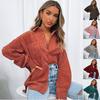 Women's 2026 Autumn/Winter Corduroy Long Sleeve Pocket Cardigan