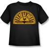 Sun Records - Traditionelles Logo Juvy T-Shirt in Schwarz, Groß (7), Schwarz
