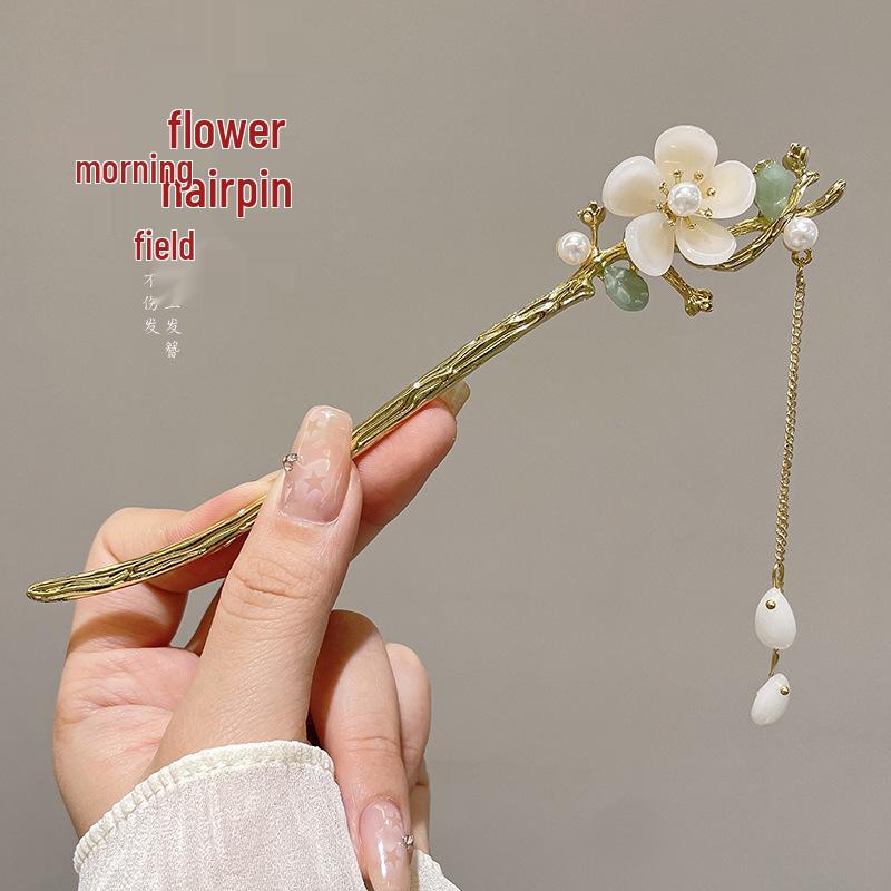 Korean Retro High-End Metal Hairpin - New Ancient Style