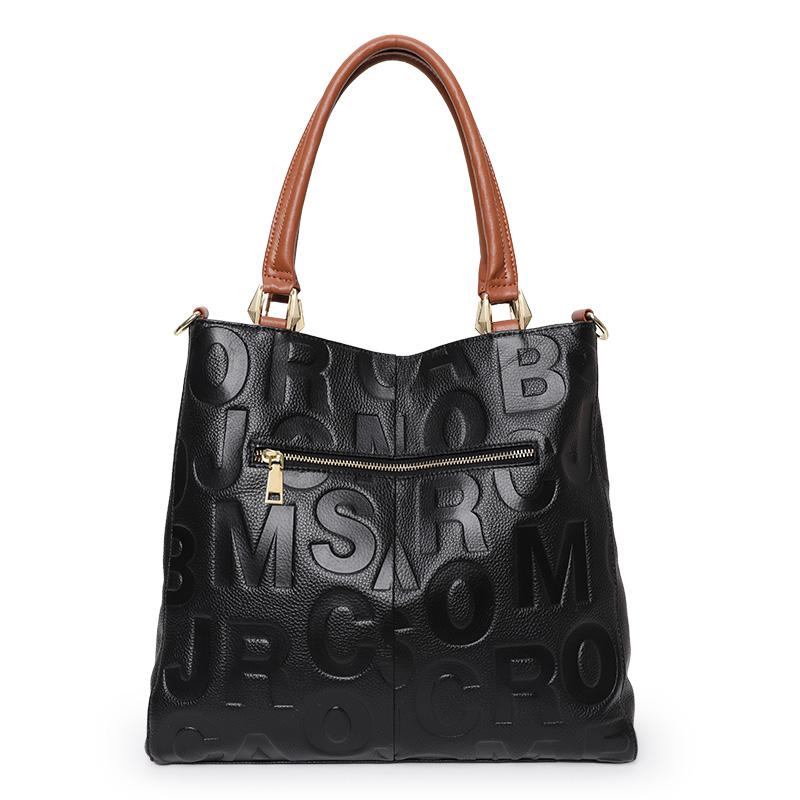 Aidrani 2026 New Genuine Leather Women's Bag, Fashionable Versatile Cowhide Shoulder & Crossbody Bag, Large Handbag for Ladies