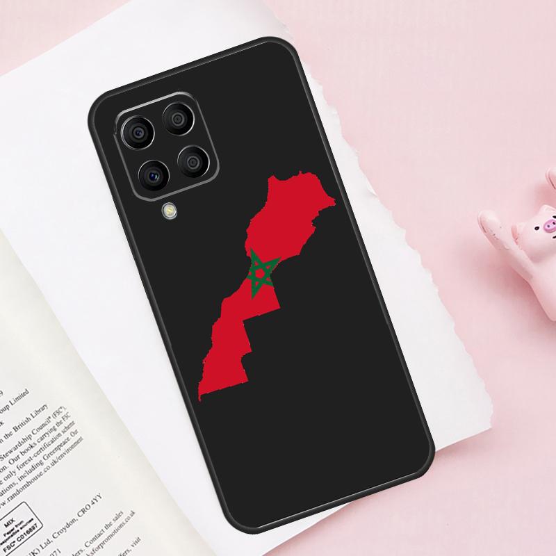 Morocco Map Flag Case For Samsung Galaxy M13 M53 M16 M36 M56 M06 M52 M32 M12 M54 M34 M14 M35 M55 M15 M11 M31