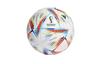 adidas Size 1 Soccer Ball TPU Seamless Thermal Bonding Unisex White/Sky Blue/Neon Red/Yellow H57793