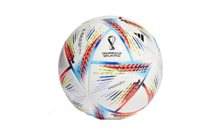 adidas Size 1 Soccer Ball TPU Seamless Thermal Bonding Unisex White/Sky Blue/Neon Red/Yellow H57793