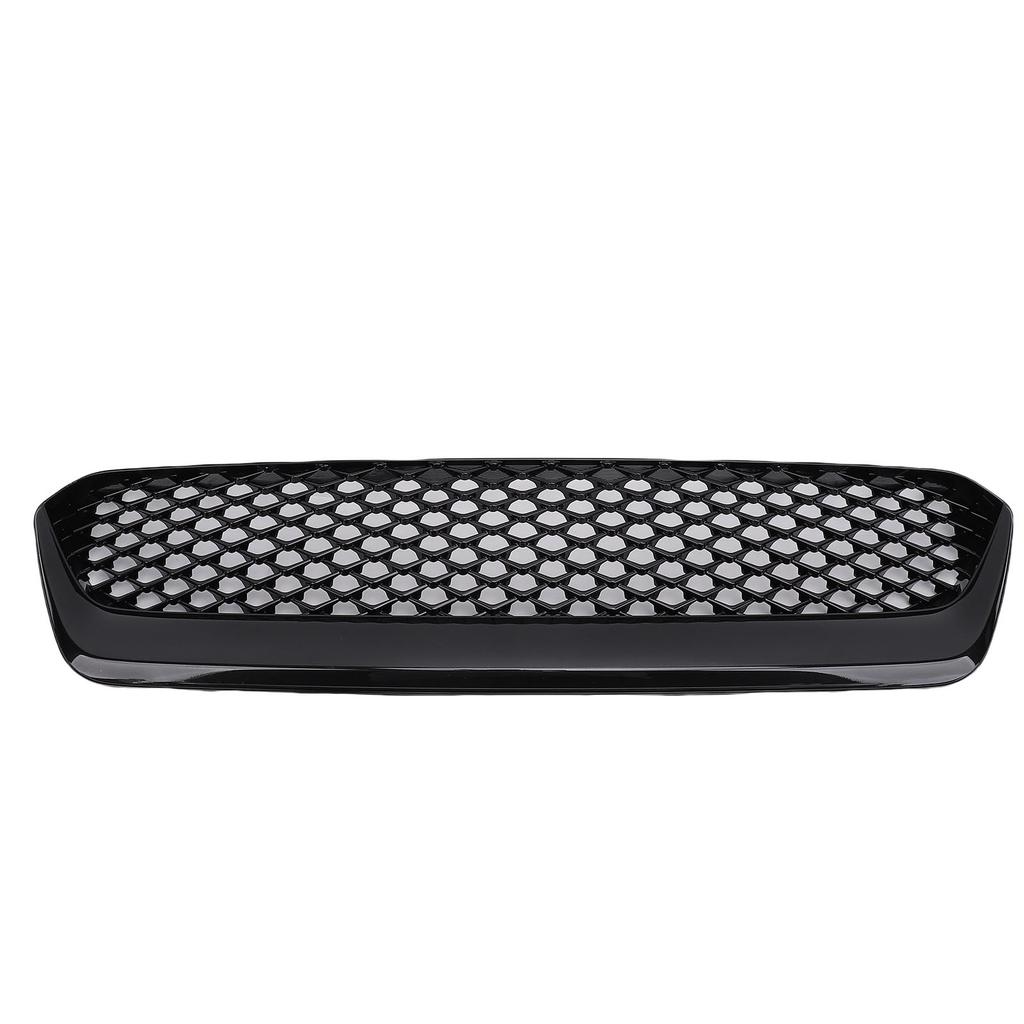 Mesh Front Bumper Upper Grille Sturdy ABS Weatherproof Front Upper Hood Grill Replacement for WRX