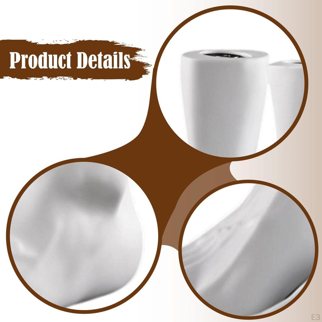 2 Pieces Mannequin Feet Model Male Foot Display Sock Creative PVC