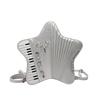 Women Bag Single and Double Shoulder Bag Female  Five Star Crossbody Bag Cute Piano Multi Purpose Bag