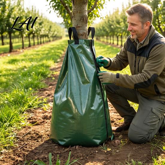 Large Capacity Waterer 20 Gallon Tree Watering Bag Heavy Duty Slow Release Irrigation Garden Reusable Drip Bag for Trees Maintenance Tools