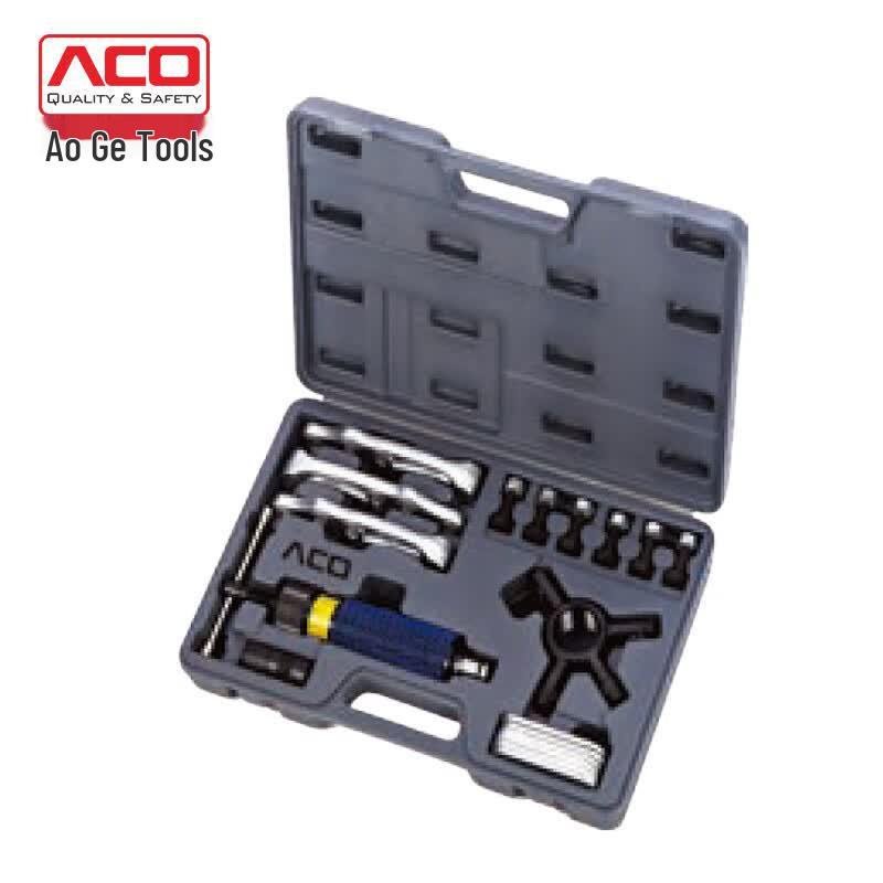 ACO 10T Hydraulic Puller Set, 17-Piece Forged Steel