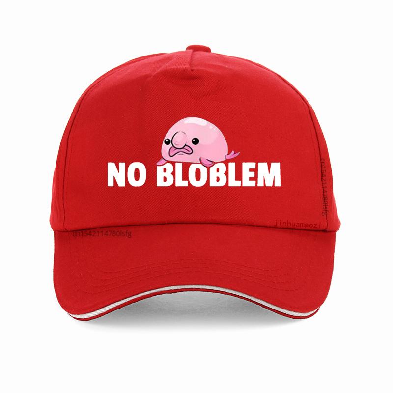 

Funny Thug No Bloblem Pun Blobfish Deal With It hat Young Faddish Summer Baseball Cap Unisex Adjustable Snapback Hats Adjustable