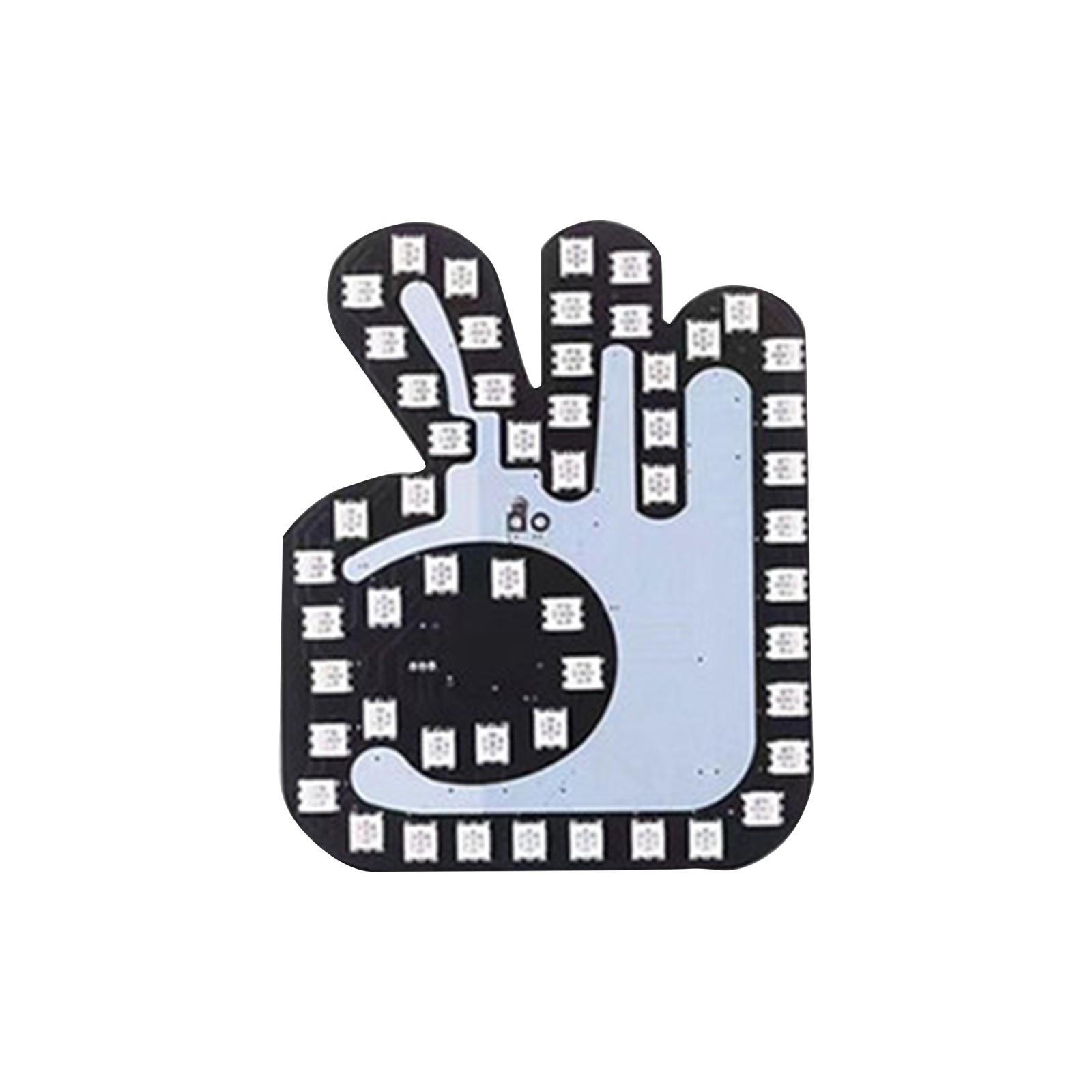 

Автомобильный светильник для пальцев, светильник для жестов, автомобильный многофункциональный фонарь, противоударный фонарь, интерактивный фонарь One Size