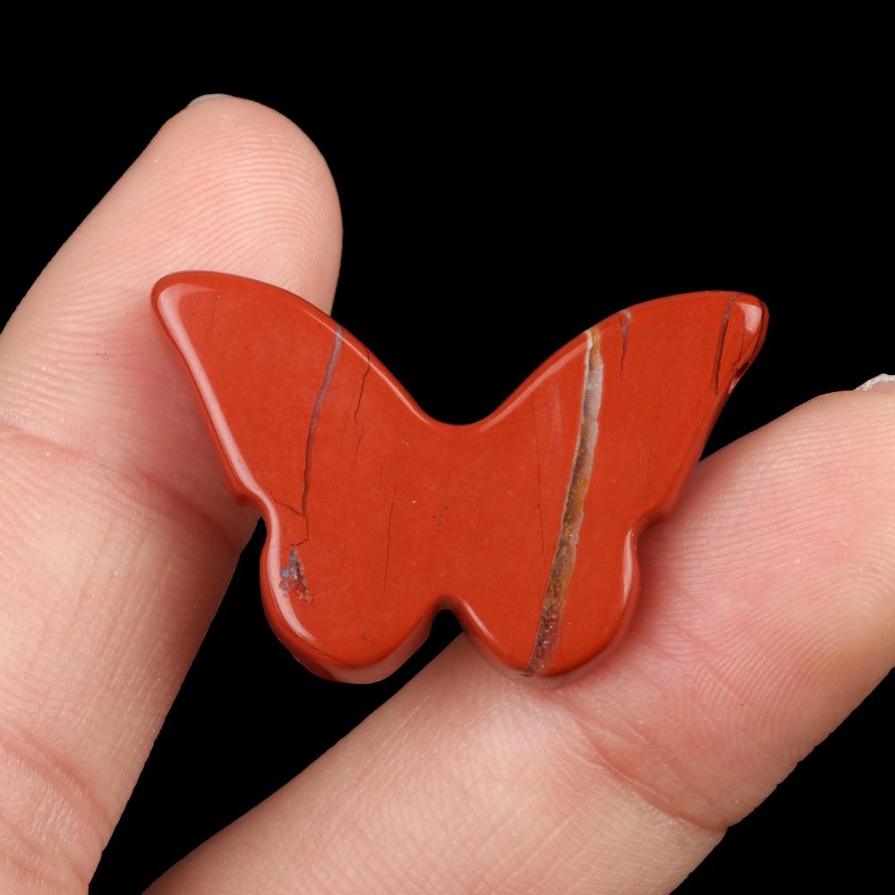 20x30mm Butterfly Natural Crystal Stone Charms Amethyst Rose Quartz Pendant for Necklace Jewelry Making Accessories Butterfly1pc