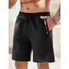 Shorts de Sport d'Été pour Homme Vêtements de Sport Frais Shorts de Course Bas Casual Salle de Sport Fitness Entraînement Jogging Pantalon Court Homme Noir Gris