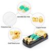 Fuse Holder, Qiilu 1 In 2 Out 0/4 AWG To 4/8 AWG Audio Power