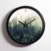 Metal Stainless Steel Silent Wall Clock Creative and Fashionable Living Room Aluminum Wall Clock Customized Clocks Aluminum Clock