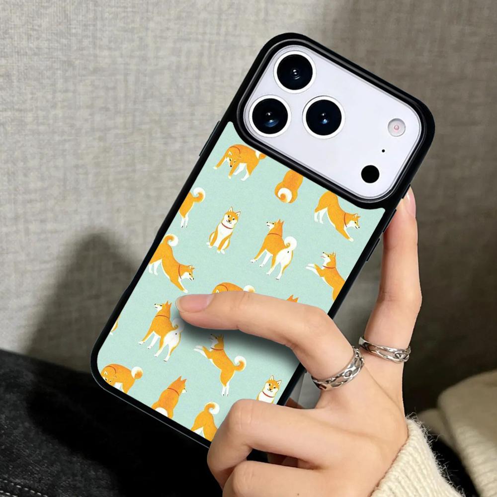 Capa Case for iPhone 17 Air 16 Pro Max 15 Plus 11 13 Mini 14 12 Back Phone Cover Cartoon Welsh Corgi Dog