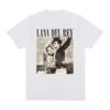 Y2k Harajuku Minimalist Top LANA DEL REY T-SHIRT Casual Harajuku Top Sports Loose Streetwear Fan Gift Unisex