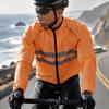 Veste de cyclisme orange coupe-vent pour moto tout-terrain et cyclisme, pour les sorties pêche