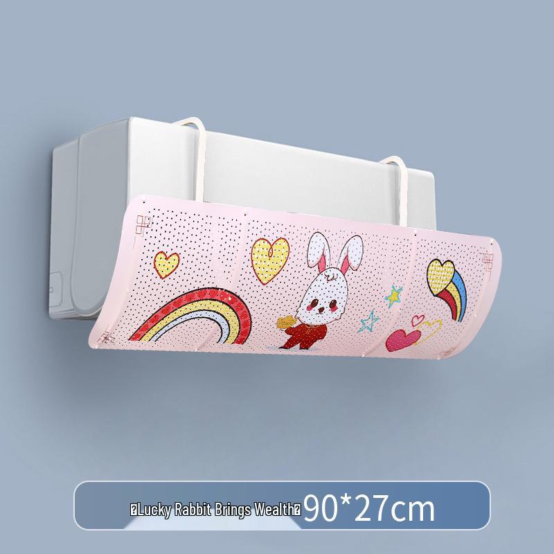 

Универсальный дефлектор для кондиционера: Защита от прямого обдува, настенный, ветрозащитный экран для спален и беременных женщин.