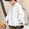 Spring and Autumn New Boys Thin Fashionable Handsome Long Sleeve Shirt