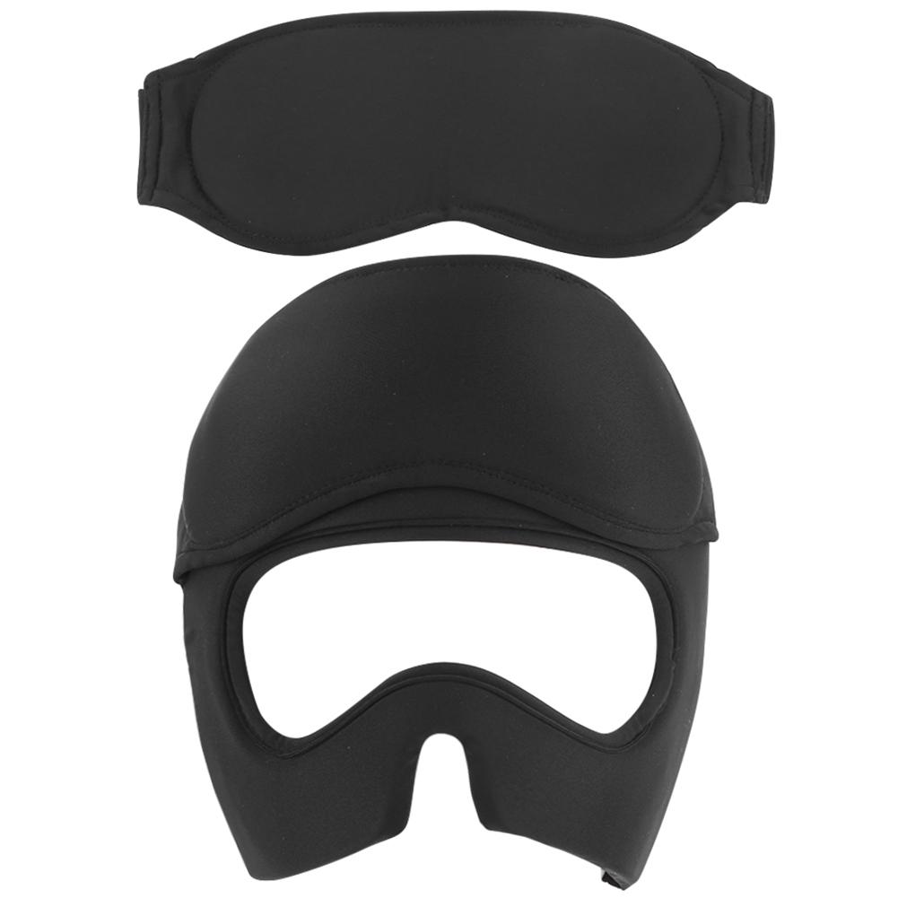 

Шапка для облегчения мигрени, головной боли, ледяная шапка со съемной маской для глаз, шапка для холодных компрессов, шапка для тепловых процедур для головы, для расслабления головы чёрный