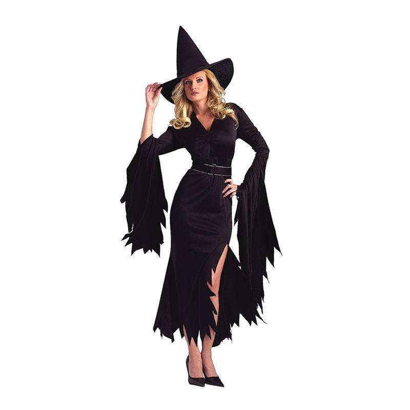 Outfit Womens Halloween Witch Cosplay Enchantress Costume Sleeveless Fancy Dress