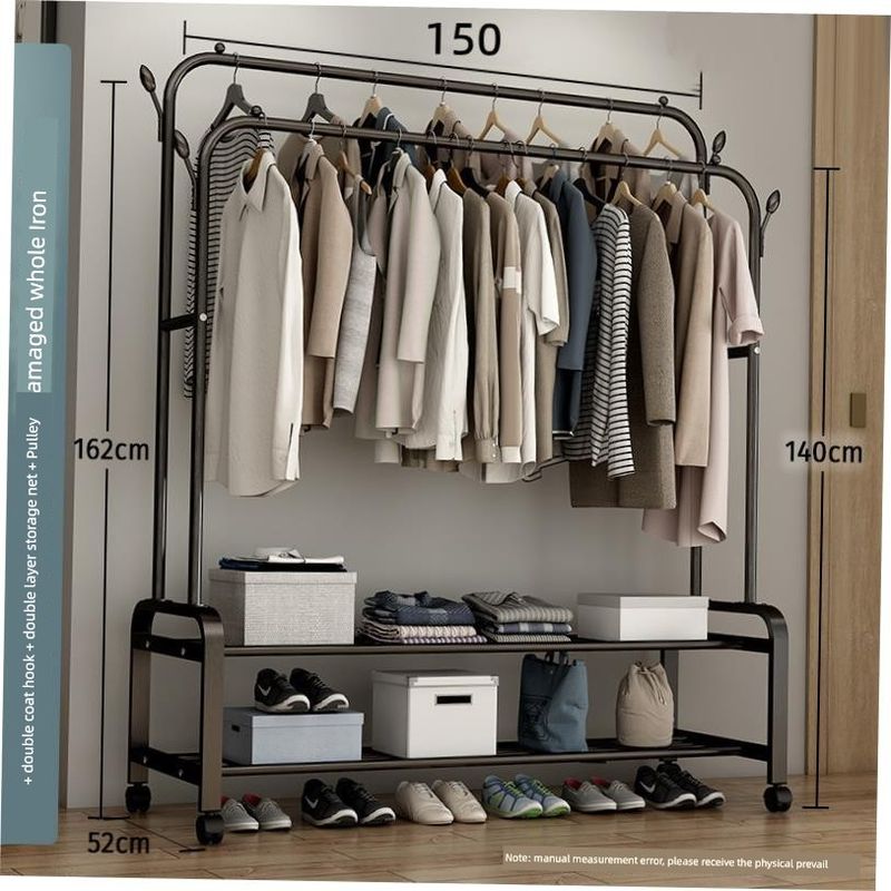 Hanging Clothes Rack One-pole Hanger Bedroom Simple Drying