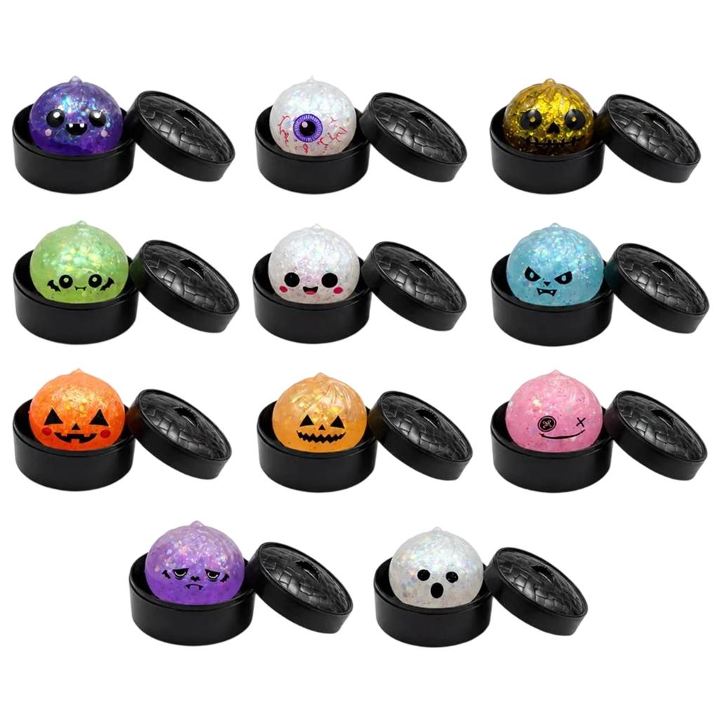 Halloween Bun Toy with, Glitter Party and Birthday Gift, Color Varies