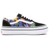 Vans Old Skool Canvas Printed Low Top Skate Shoes Women sneaker Black VN0A4UUN4ZZ