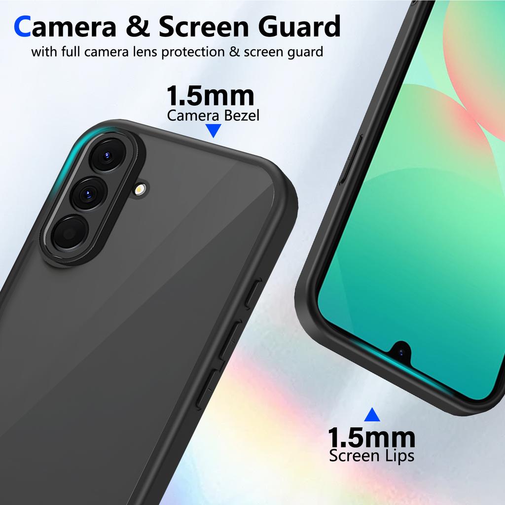For Samsung Galaxy A57 5G Case Skin Touch Matte PC + TPU Anti-Drop Phone Cover