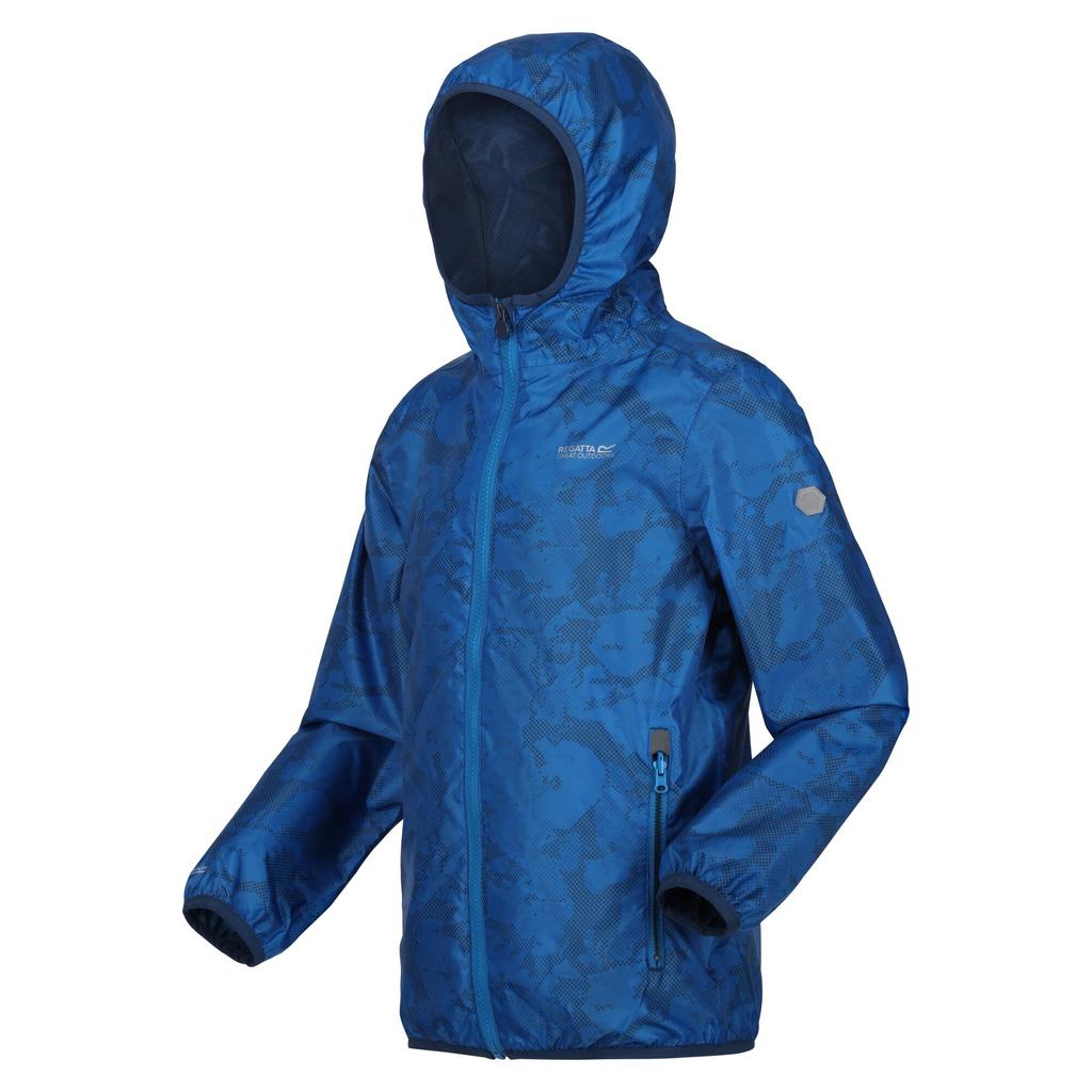 Regatta Childrens/Kids Lever Printed Packaway Waterproof Jacket