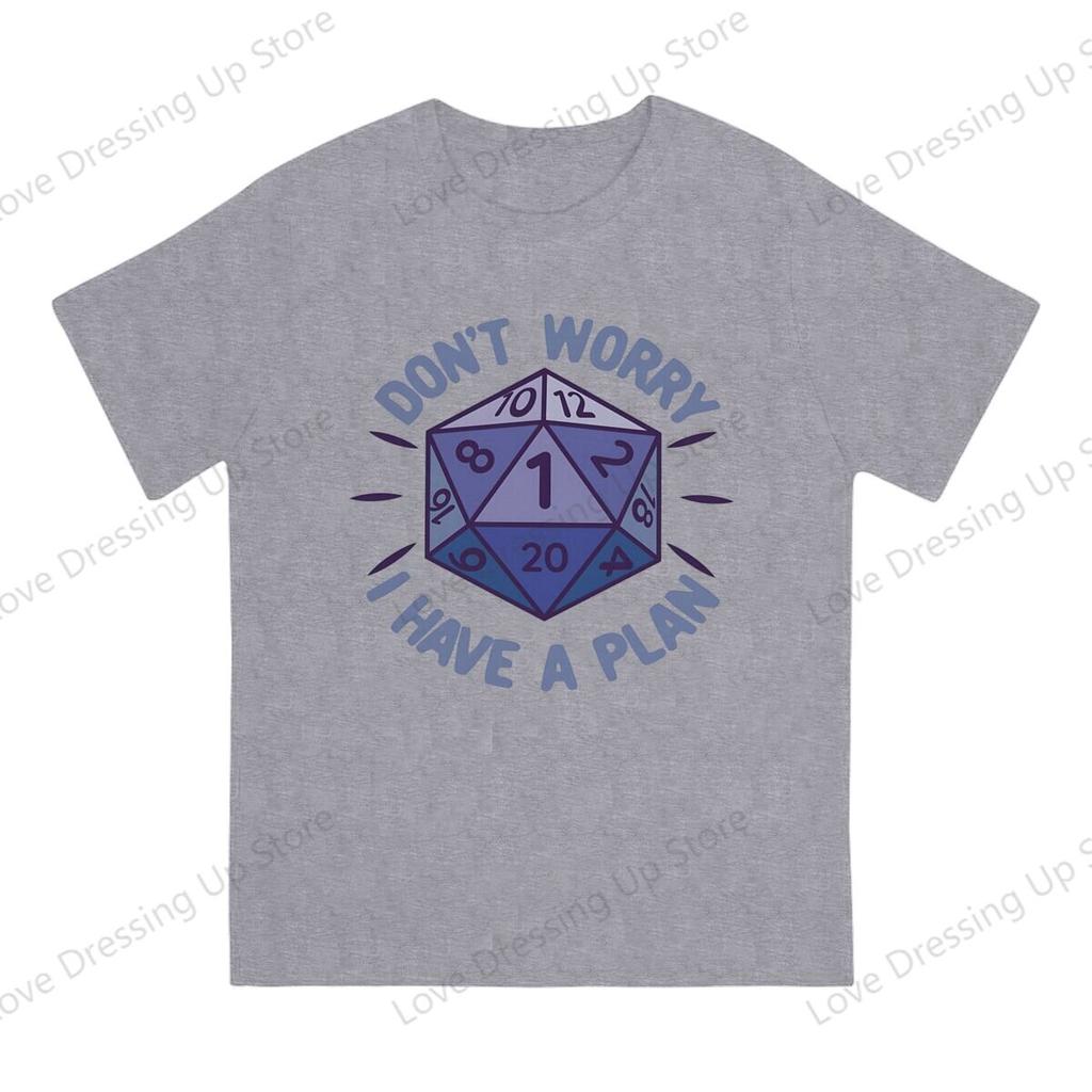 100pure Cotton Casual Unisex Tshirt Dont Worry I Have A Plan Short Sleeve Tshirts Street Short Sleeve Tee Funny Tops