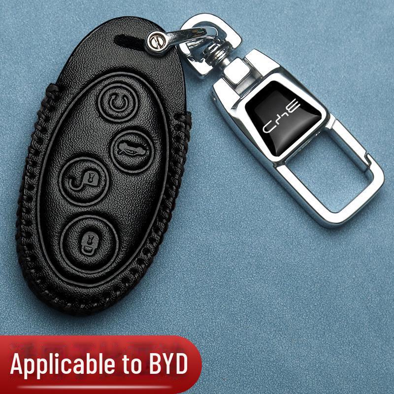 BYD Car Remote Key Cover for Gaishi, G6, Speed, Rui G5, Qin, S6/S7, Tang, F3/F0, Song, and Song Max Models