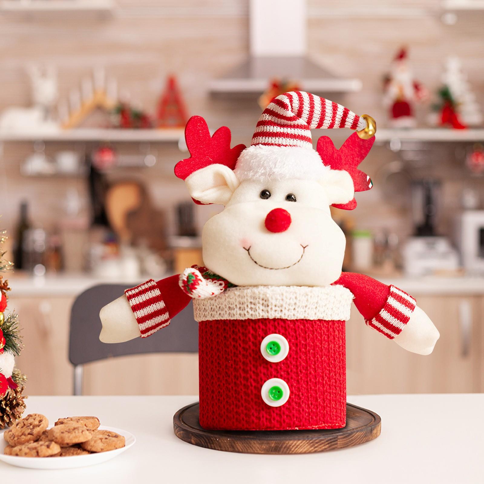 

Рождественская подарочная коробка Рождественская креативная трехмерная детская бутиковая коробка Подарочная коробка Банка для конфет One Size