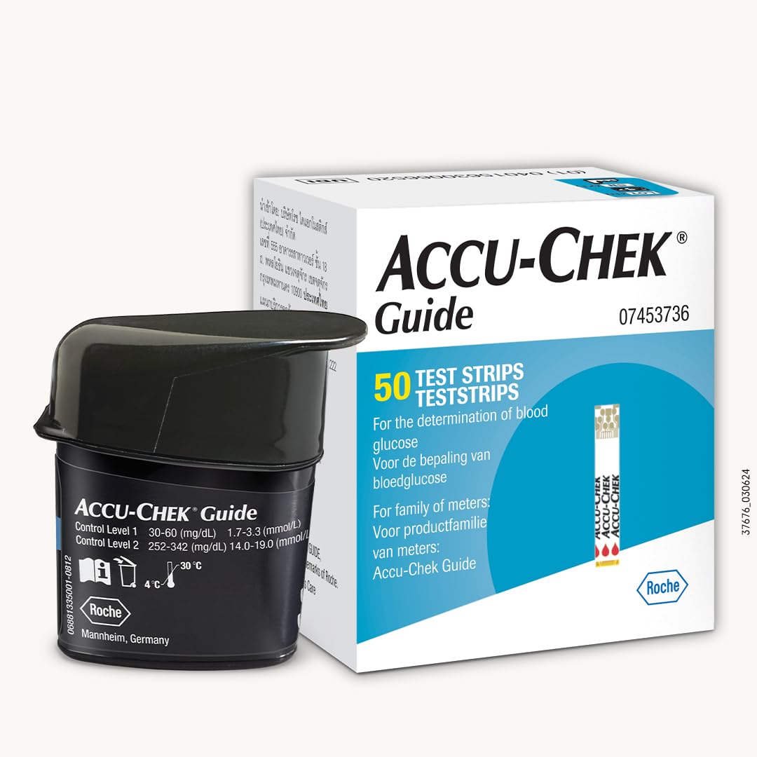 Тест-полоски Accu-Chek Guide, упаковка 50 шт. (белый)