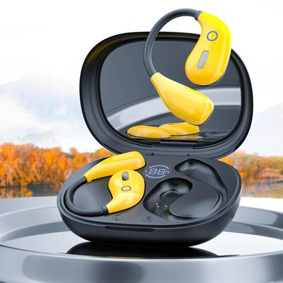 Wireless Touch Ear-Hook Earphones Painless Wear HiFi Stereo Music With HD Microphones Digital Display Noise Cancel