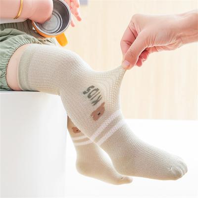 Lawadka Neugeborene Baby Mädchen Jungen Socken Druck Sommer Netz Dünn Kleinkind Kniehoch Lange Socken Für Mädchen 0-3Y Baumwolle Kleinkind Socke Neu