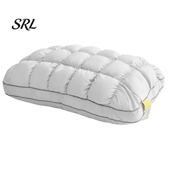 Plush Cushioned Pillows for Bedroom Cooling Quilted Puff Pillow, Cloud-Like Bed Down Alternative Washable Bedding Accessories Fluffy Cloud Pillow Side
