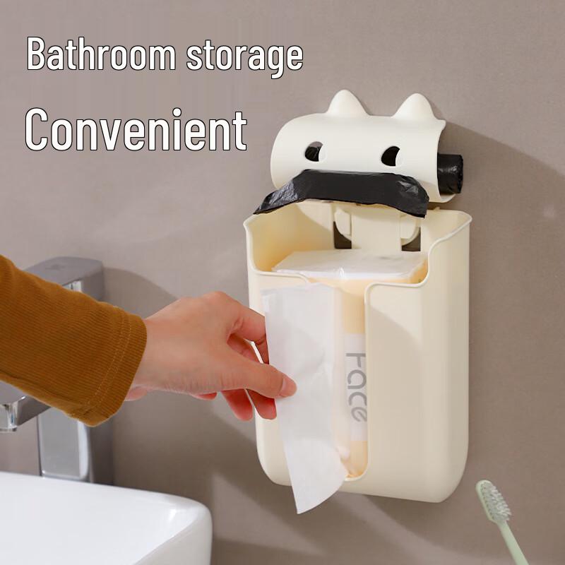 Wall-Mounted Trash Bag Dispenser 3-Pack