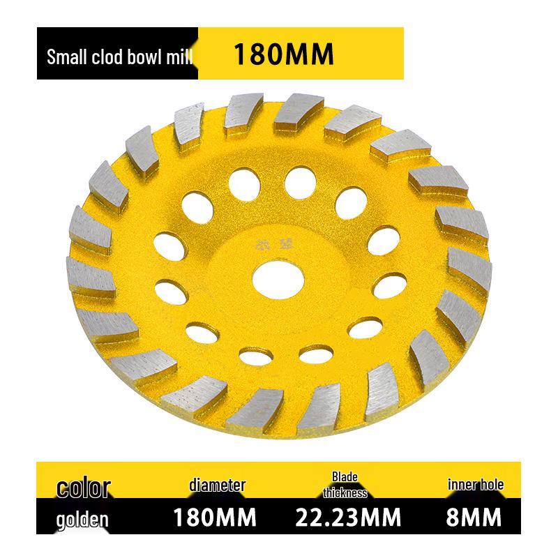 Diamond Grinding Disc for Angle Grinders - Marble, Stone, Concrete, and Cement Edging and Sanding Wheel