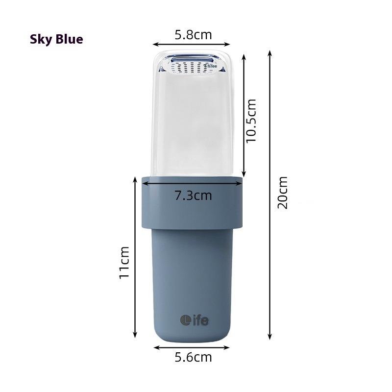 Portable Travel Bathroom Double Cup Toothbrush Cup Wash Brush Cup Mouthwash Cup Bathroom Accessories