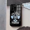 BJJ Brazilian Jiu Jitsu Phone Case For IPhone 17 Air 16 E Pro Max 15 14 13 Mini 12 Pro 11 Max Plus Black Glass Cover