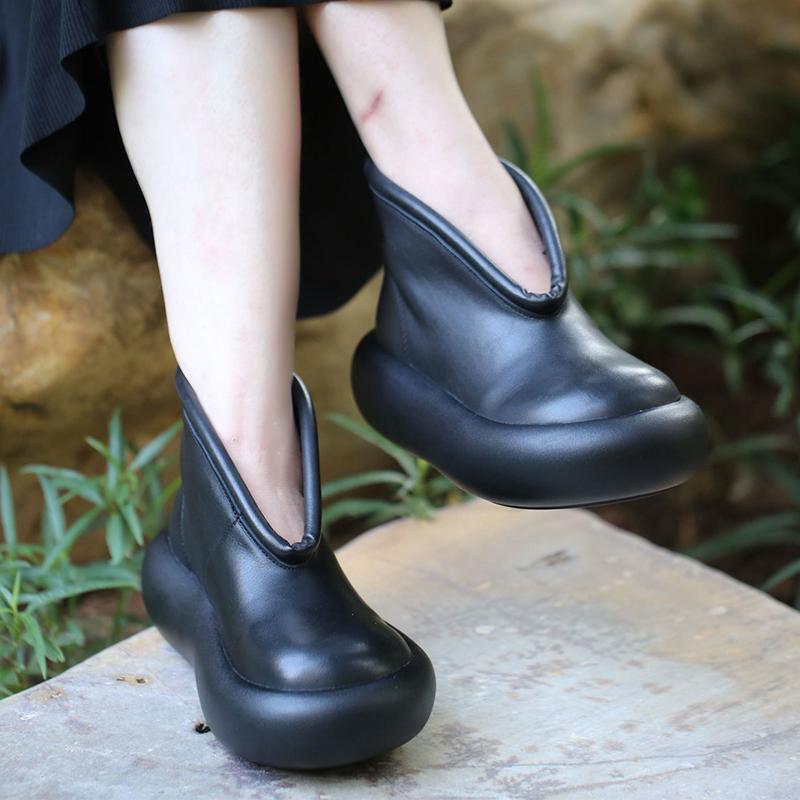 Fashion Flats Platform Women Ankle Boots Fashion Designer Shoes Casual Woman Sport Boots Winter 2025 New Dress Cozy Chelsea Botas Mujer
