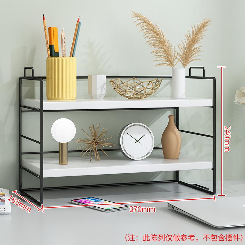 Desktop Storage Rack Office Desk Storage Multi Story Dormitory Desk Dining Table Table Top Shelf Small Bookshelf