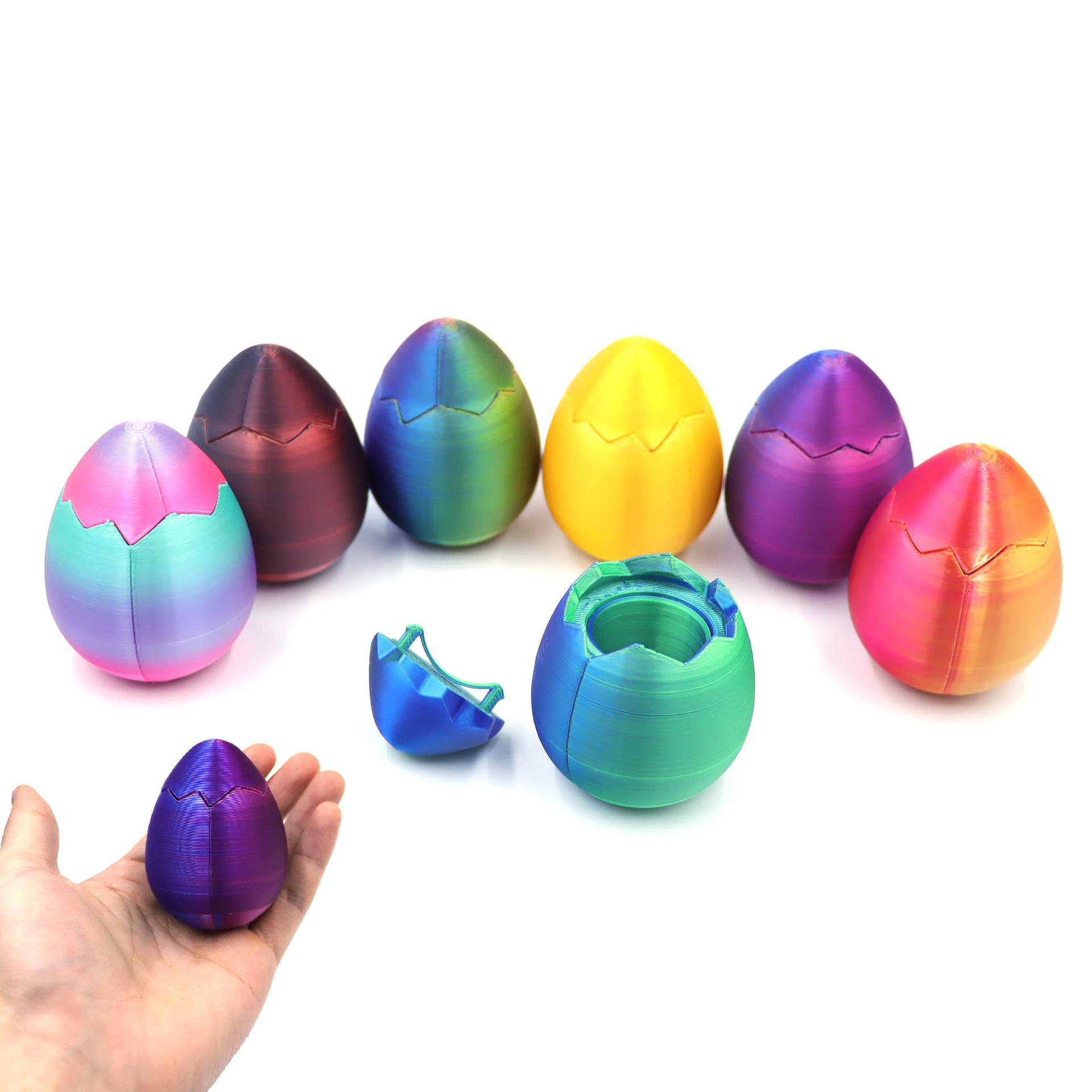 

3D Printed Easter Surprise Egg Toy - Creative Gift