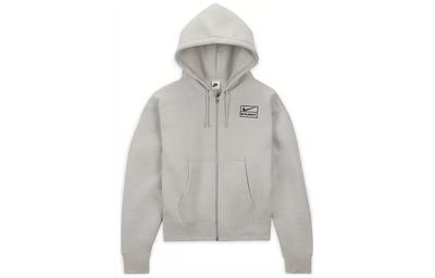 Nike X Stüssy Hættetrøje med Fuld Lynlås i Fleece FJ9181-050