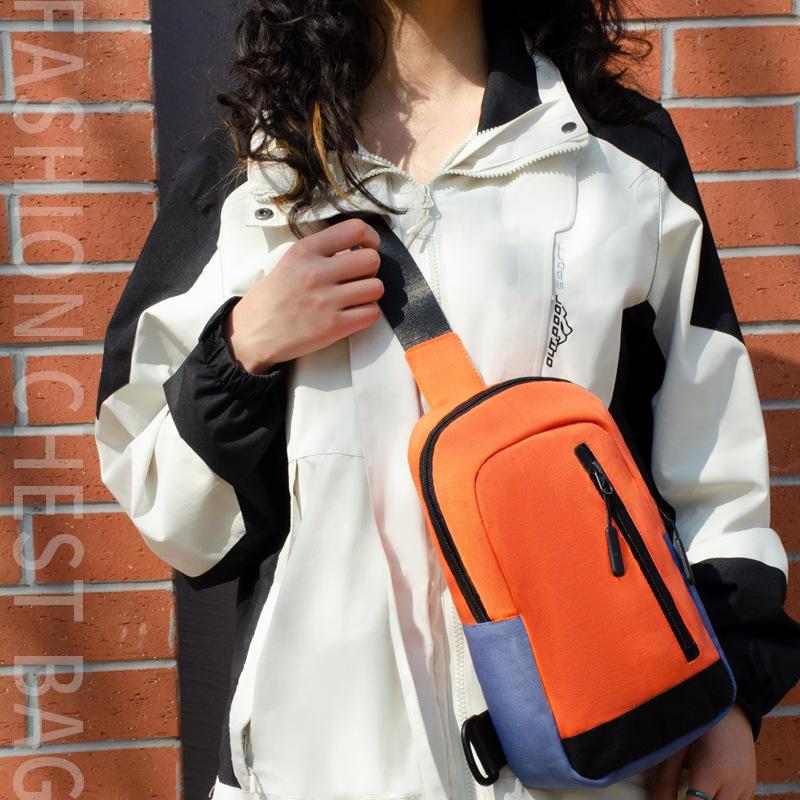 Unisex lehká voděodolná náprsní taška pro outdoorové sporty a cestování - Módní, všestranná taška přes rameno